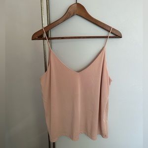 pink loose tank top blouse